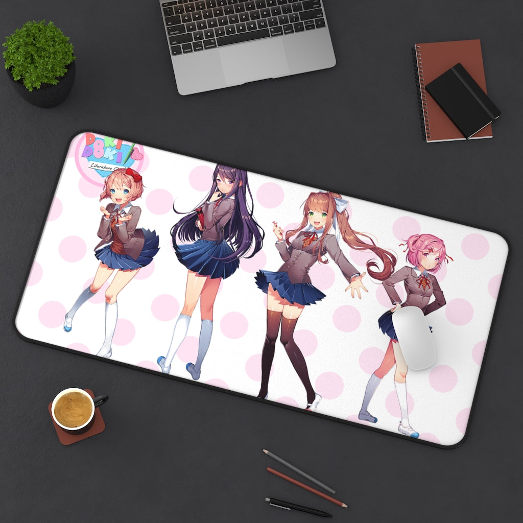 Doki Doki Literature Club Mousepad - Large Ecchi Desk Mat - Mouse Pad - Kawaii Playmat