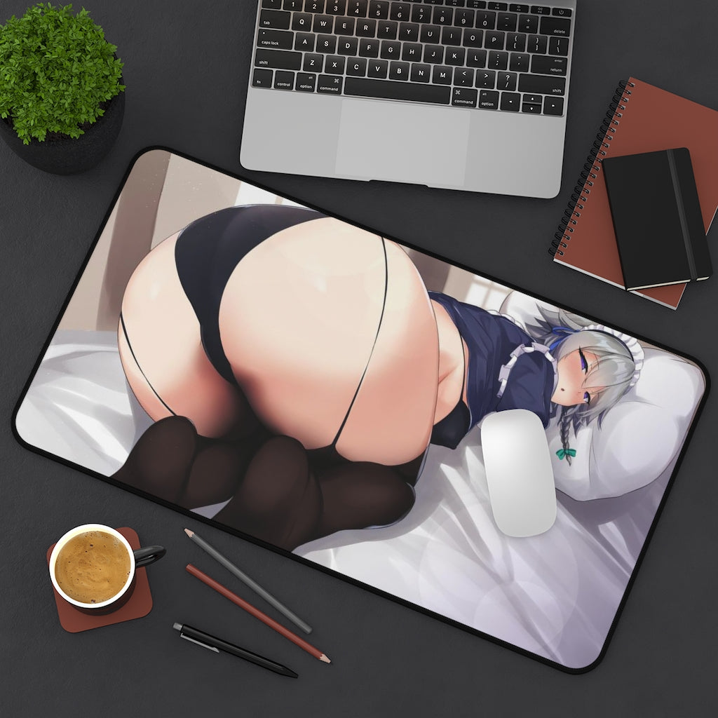 Touhou Sexy Mousepad - Huge Ass Izayoi Sakuya Desk Mat - Ecchi Playmat