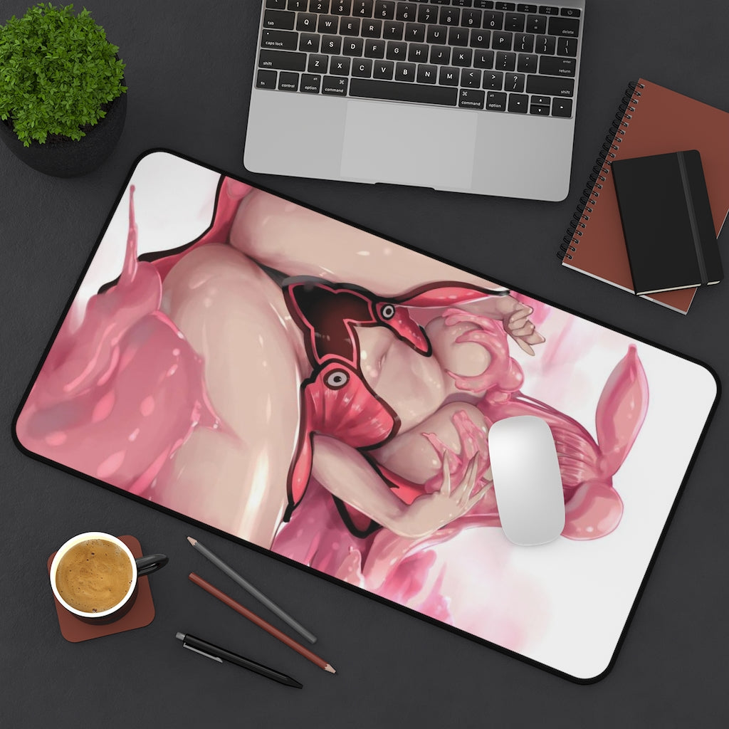 Sexy Melona Boobs Queen's Blade Desk Mat - Non Slip Mousepad