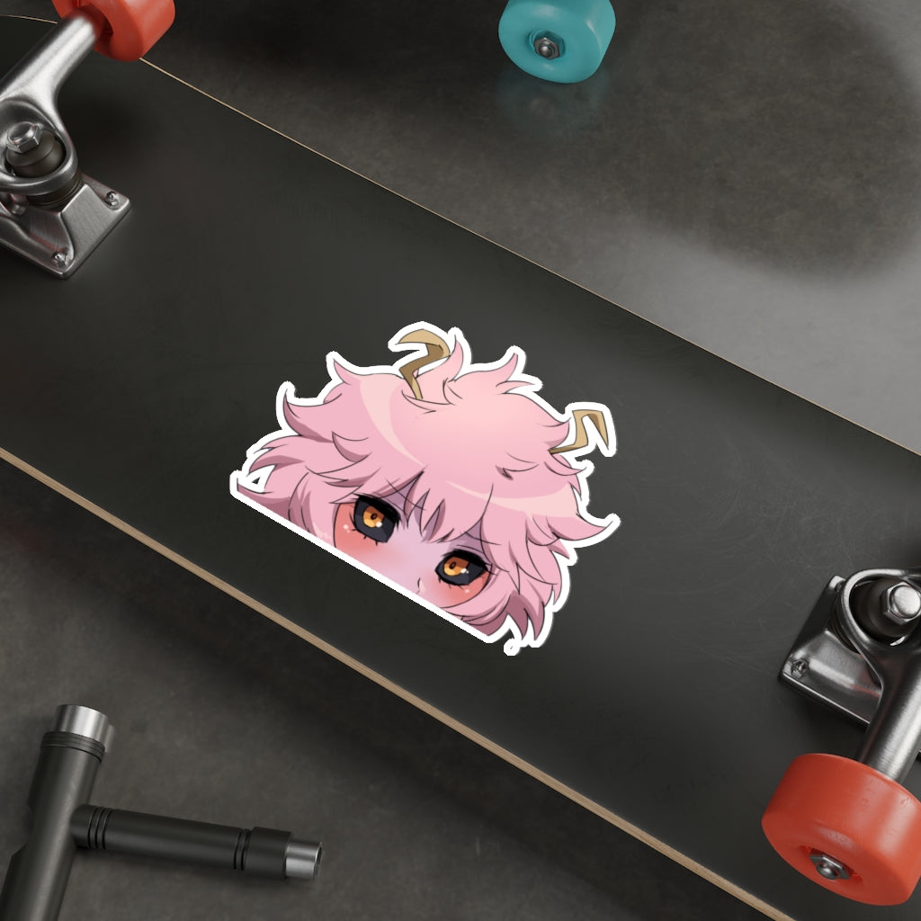 My Hero Academia Ashido Mina Peeker Sticker - Anime Peeker Car Decal