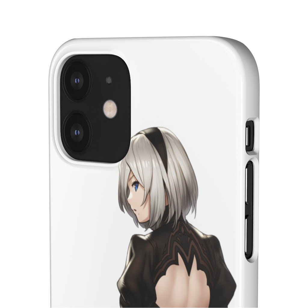 2B Anime Phone Case - Nier Automata Kawaii Aesthetic Snap Case