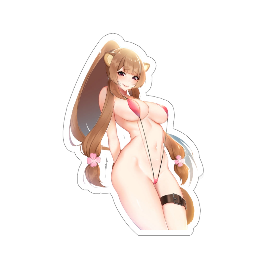 The Rising of the Shield Hero Raphtalia Micro Bikini Sling Waterproof Sticker - Ecchi Vinyl Decal