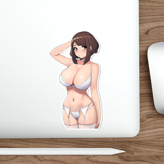 Sexy Lingerie Ochako MHA Waterproof Sticker - Ecchi Vinyl Decal