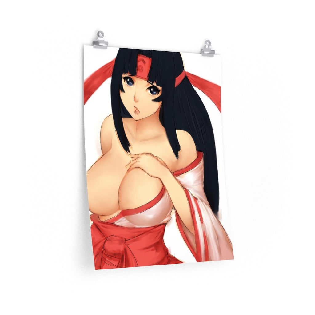 Affiche Musha Miko Tomoe Queen's Blade - Affiche verticale mate de qualité supérieure obscène - Art mural pour adulte