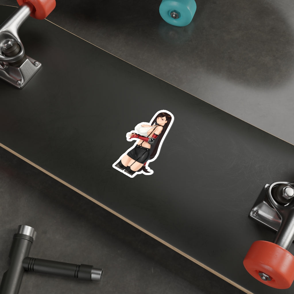 Busty Tifa Lockhart Final Fantasy 7 Remake Waterproof Sticker - Ecchi Vinyl Decal