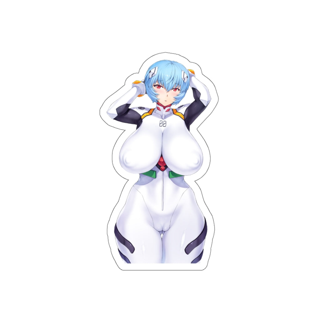 Evangelion Sticker - Rei Bodysuit Waterproof Sticker Ecchi - Cameltoe Anime Car Decal