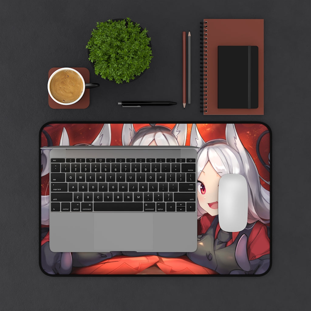 Cerberus Uniform Desk Mat - Large Helltaker Mousepad - Gaming Playmat