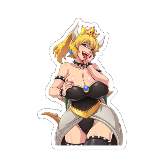 Bowsette Waterproof Sticker - Ecchi Vinyl Anime Car Decal