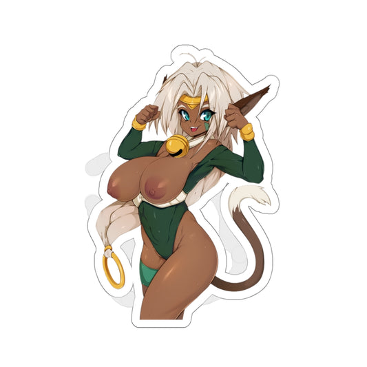 Topless Aisha Clanclan Outlaw Star Waterproof Sticker - Ecchi Vinyl Decal