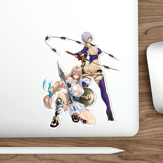 Soul Calibur Sexy Ivy and Sophitia Waterproof Sticker - Weatherproof Vinyl Car Decal