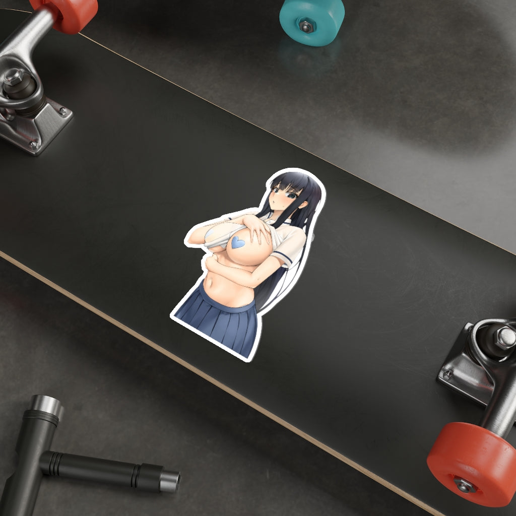 Big Tits Seifuku Ikaruga Senran Kagura Waterproof Sticker - Ecchi Vinyl Decal