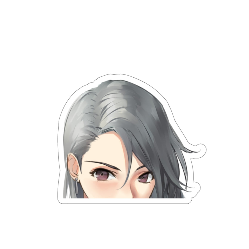 Persona 5 Sae Niijima Peeker Sticker - Anime Peeker Car Decal