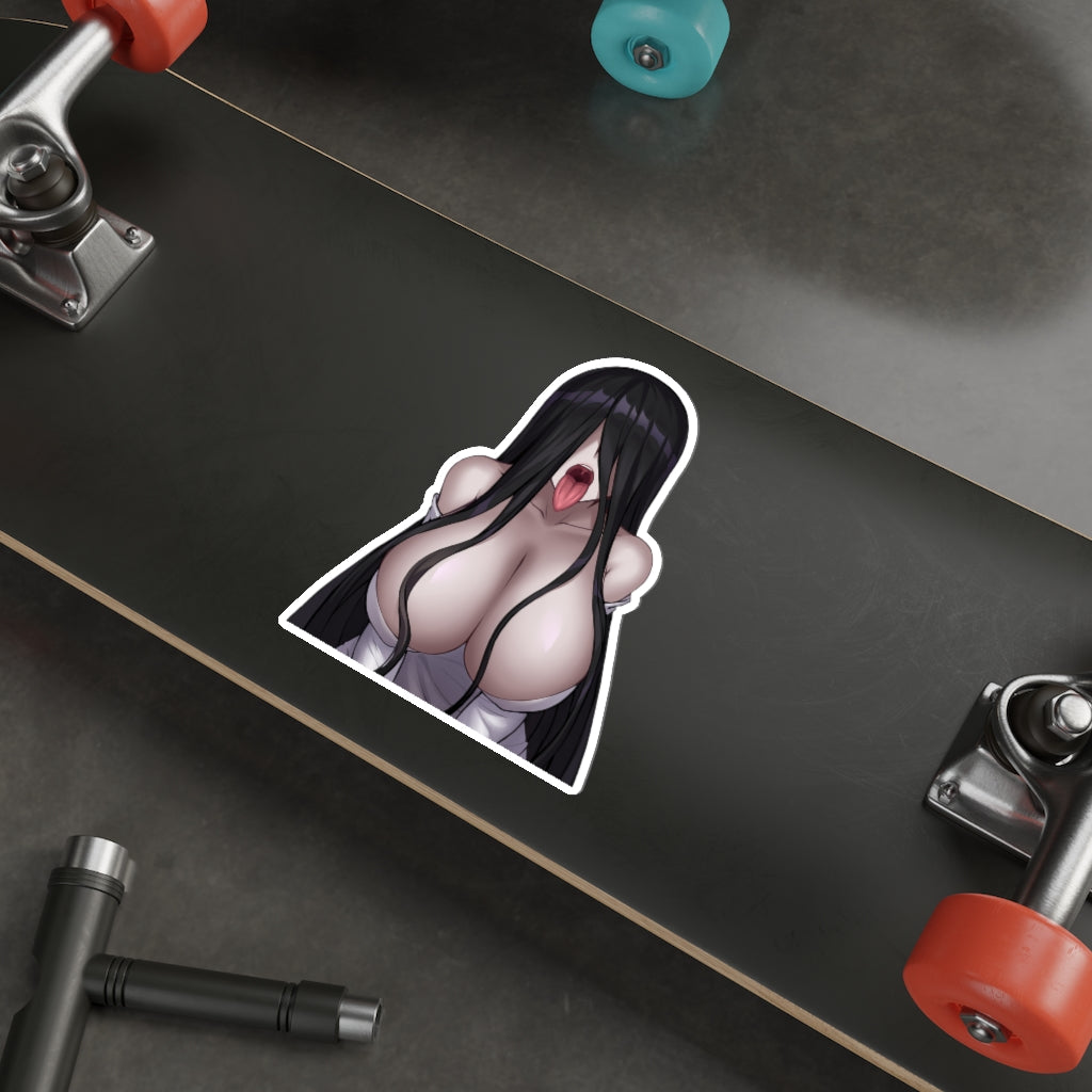 BJ Sadako The Ring Hentai Boobs Waterproof Sticker - Ecchi Vinyl Decal