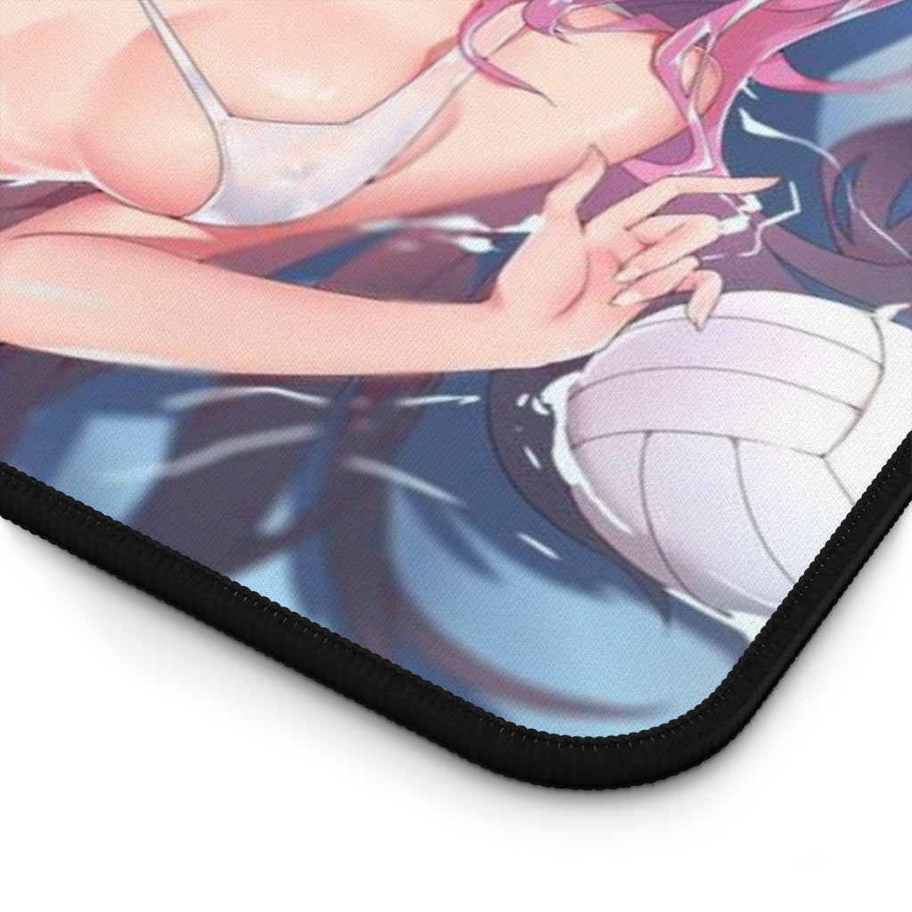 Bikini Zero Two and Ichigo Darling In The Franxx Desk Mat - Non Slip Mousepad