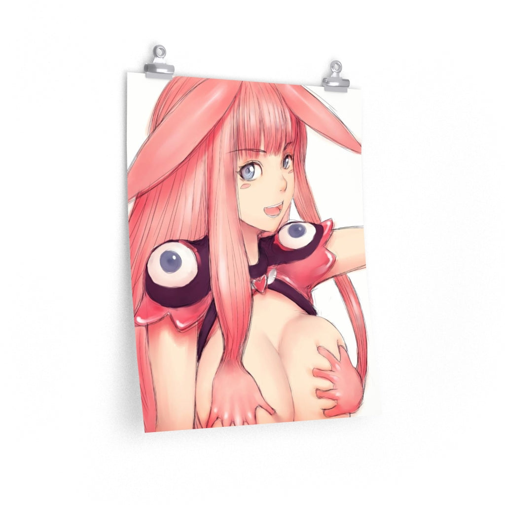 Protean Assassin Melona Queen's Blade Poster - Lewd Premium Matte Vertical Poster - Adult Wall Art