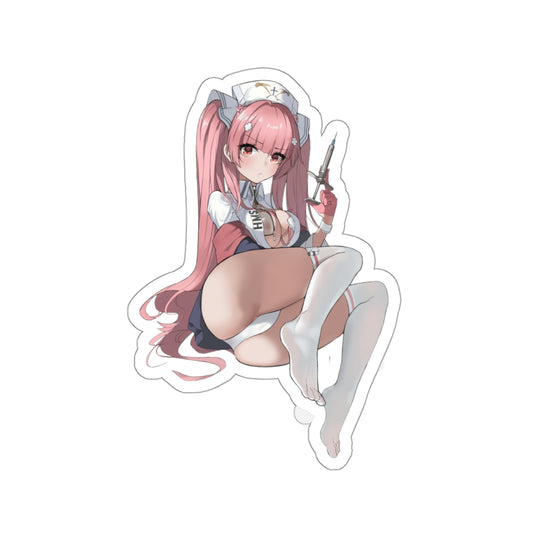 Sexy Nurse Perseus Azur Lane Waterproof Sticker - Ecchi Vinyl Decal