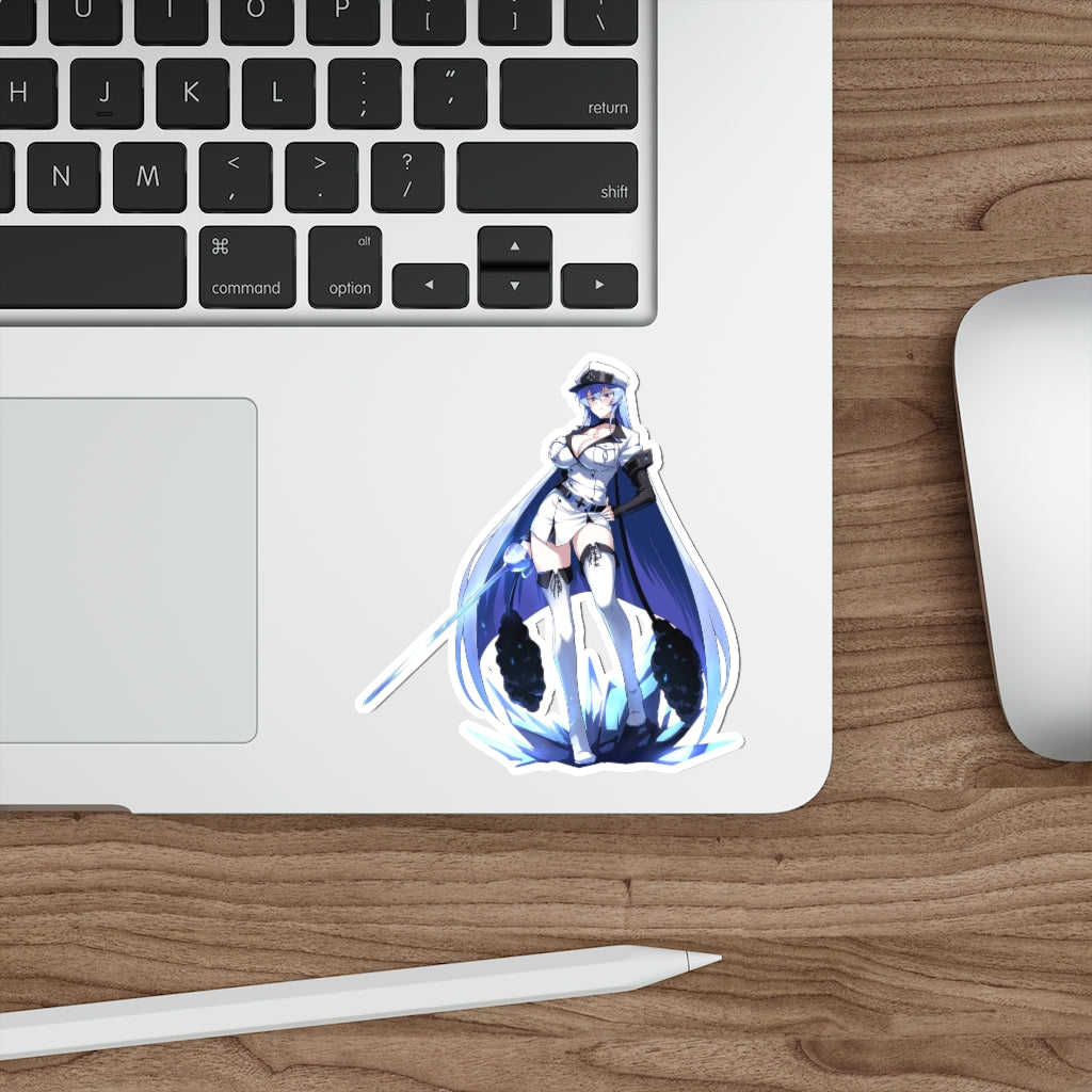 Akame Ga Kill General Esdeath Waterproof Sticker - Ecchi Vinyl Decal