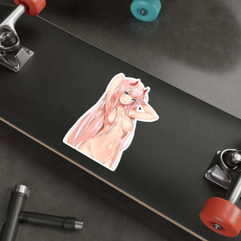 Nude Zero Two Waterproof Sticker - Ecchi Decal - Darling in the Franxx