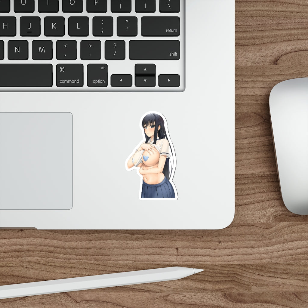 Big Tits Seifuku Ikaruga Senran Kagura Waterproof Sticker - Ecchi Vinyl Decal