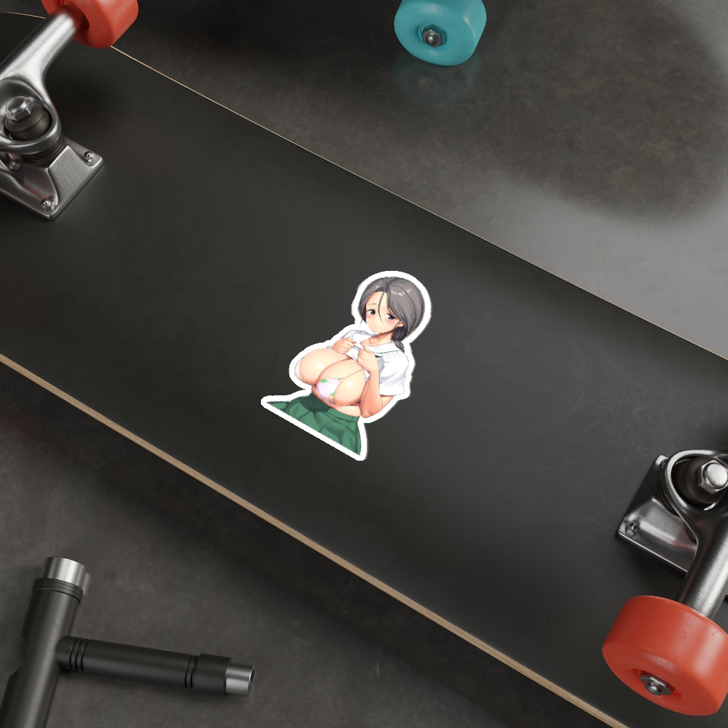 Huge Boobs Piyotan Girls und Panzer Waterproof Sticker - Ecchi Vinyl Decal