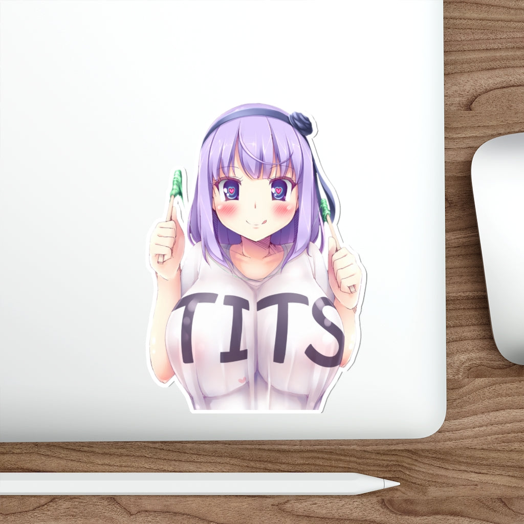 Shidare Hotaru Big Tits Dagashi Kashi Waterproof Sticker - Ecchi Vinyl Decal