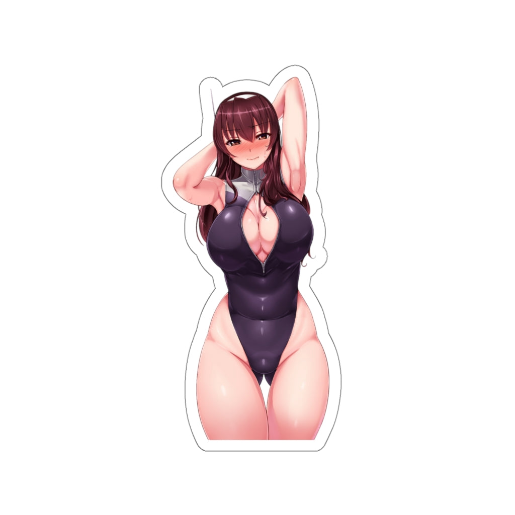 Ashigara Sexy Swimsuit KanColle Kantai Collection Waterproof Sticker - Ecchi Vinyl Decal