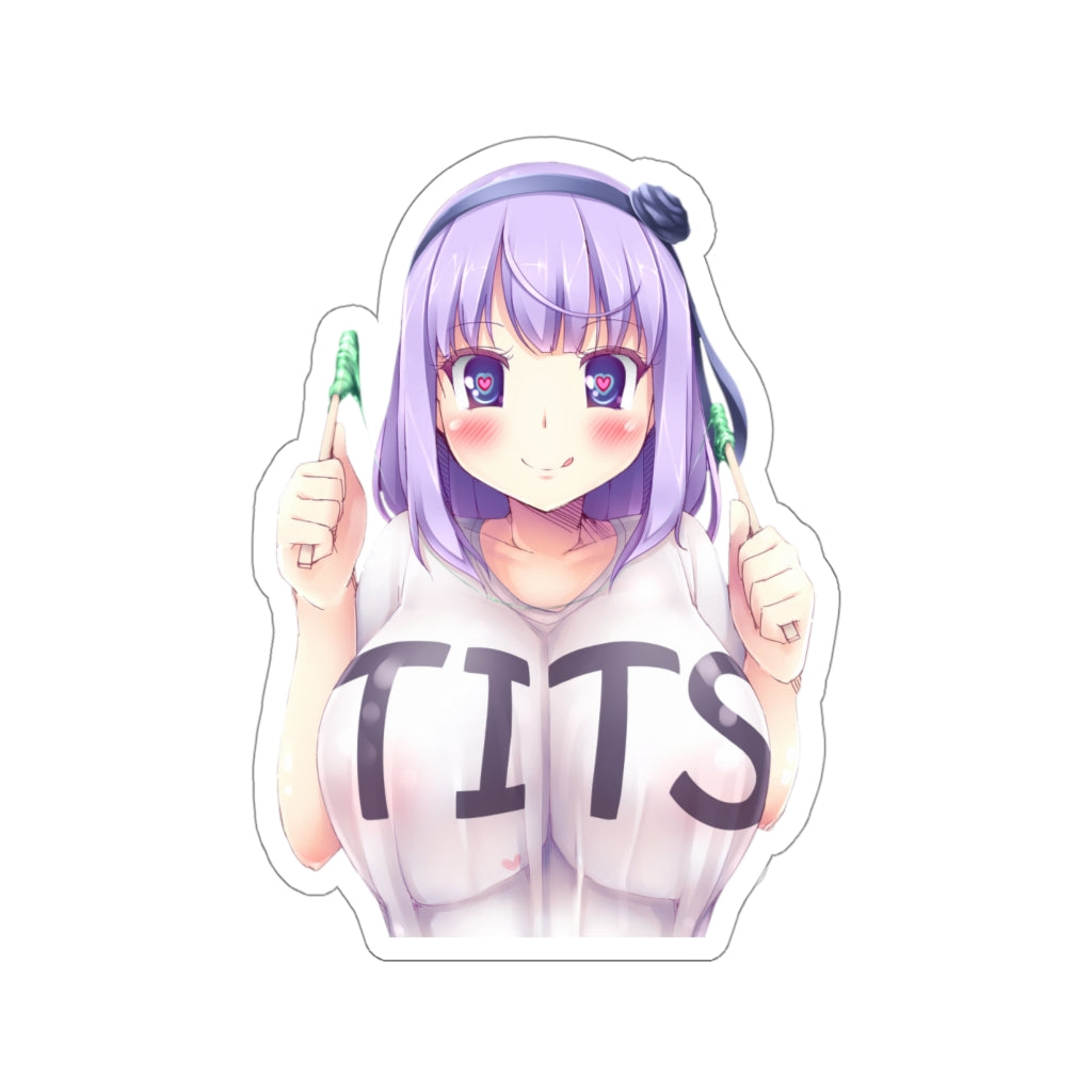 Shidare Hotaru Big Tits Dagashi Kashi Waterproof Sticker - Ecchi Vinyl Decal