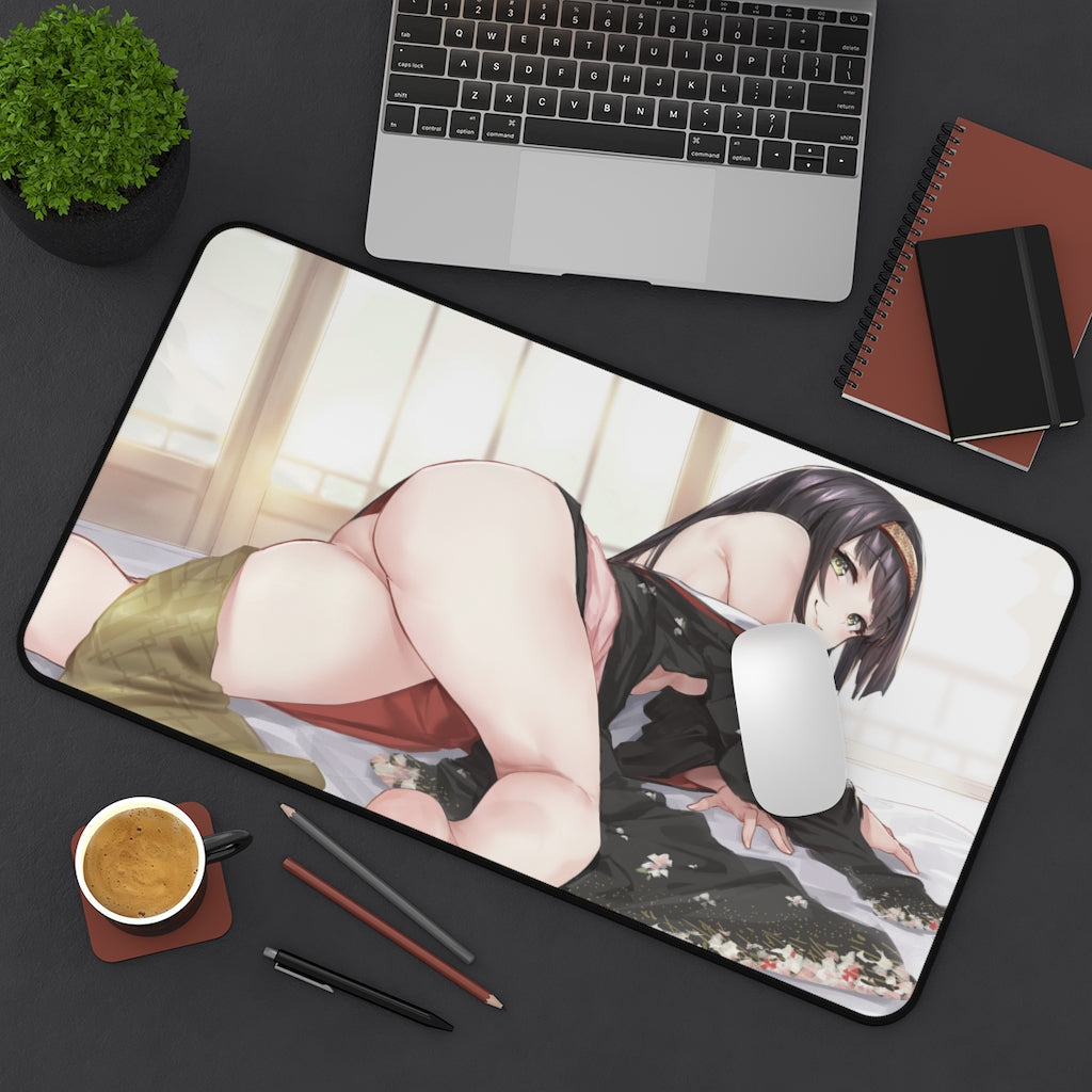 Renge Bishoujo Mangekyou Hot Ass Desk Mat - Non Slip Mousepad