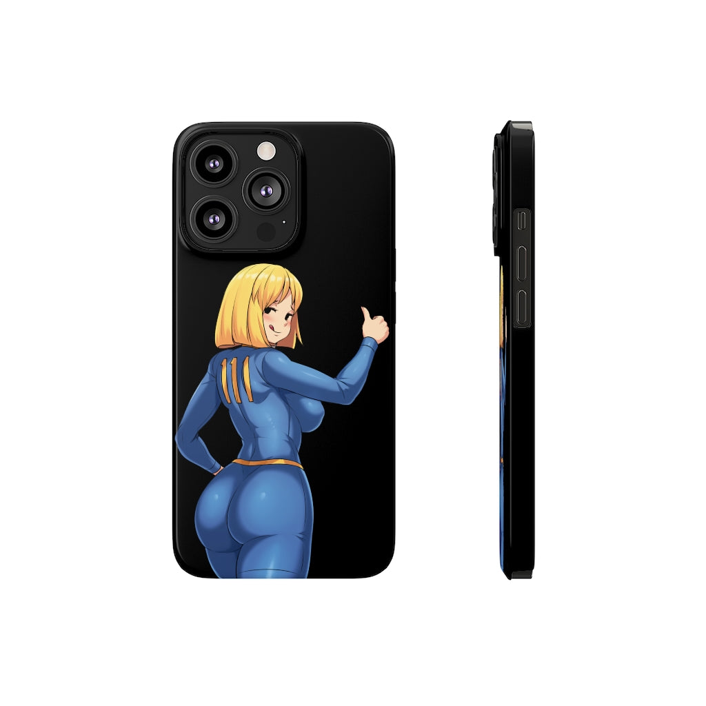 Coque iPhone 13 Fallout - Coque iPhone 12 - Coque de téléphone Sexy Butt Vault Girl