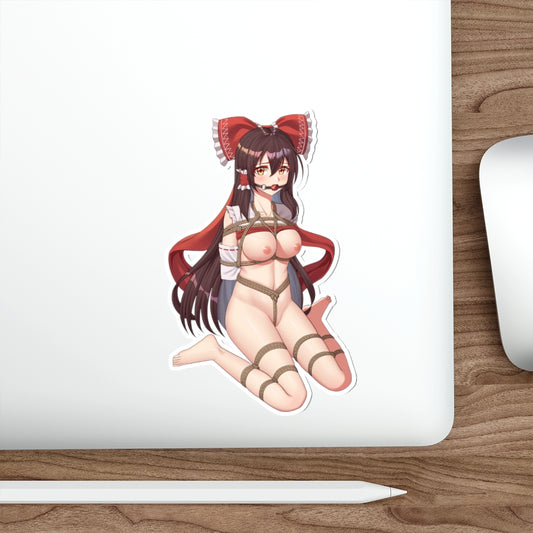 Touhou Sexy Hakurei Reimu Bondage Waterproof Sticker - Ecchi Vinyl Decal