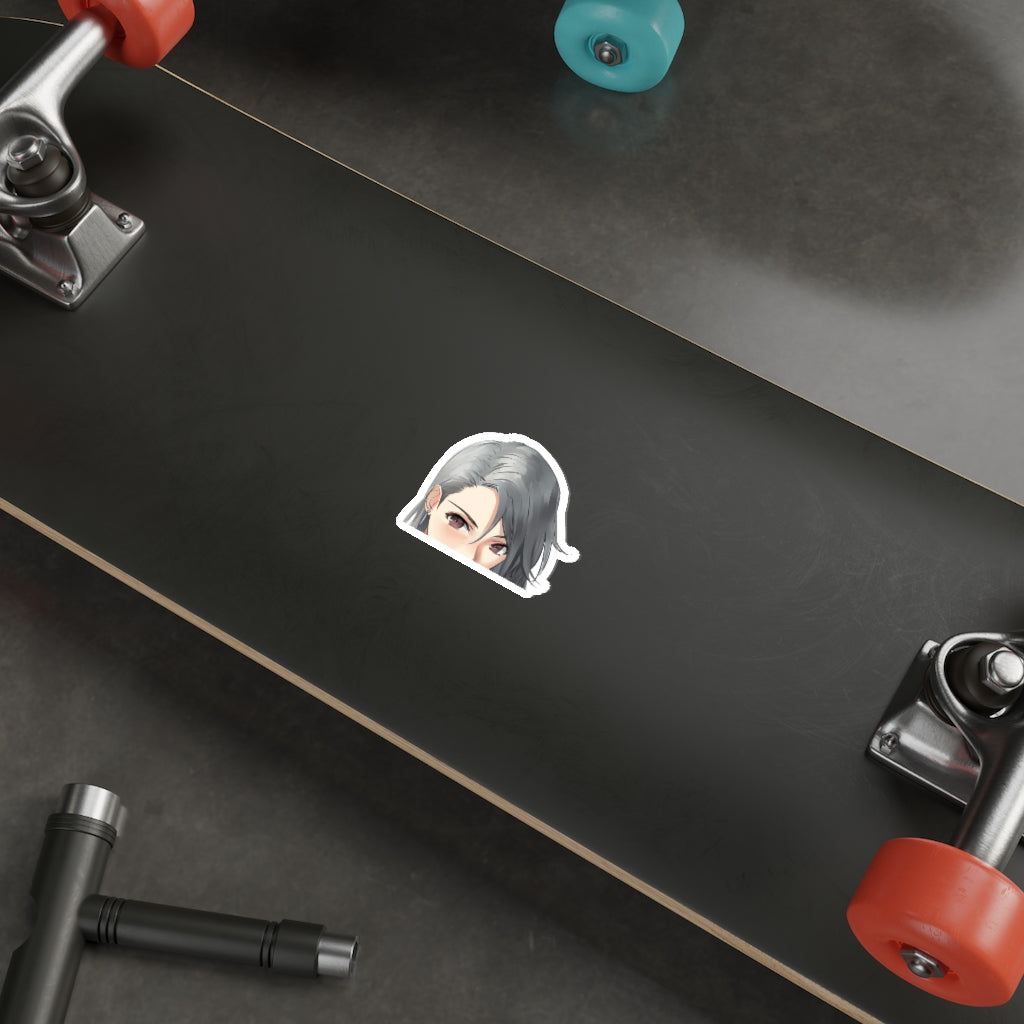 Persona 5 Sae Niijima Peeker Sticker - Anime Peeker Car Decal