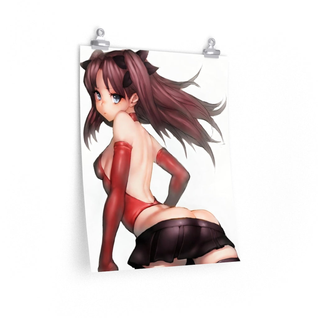 Tohsaka Rin Fate Grand Order Poster - Lewd Premium Matte Vertical Poster - Adult Wall Art