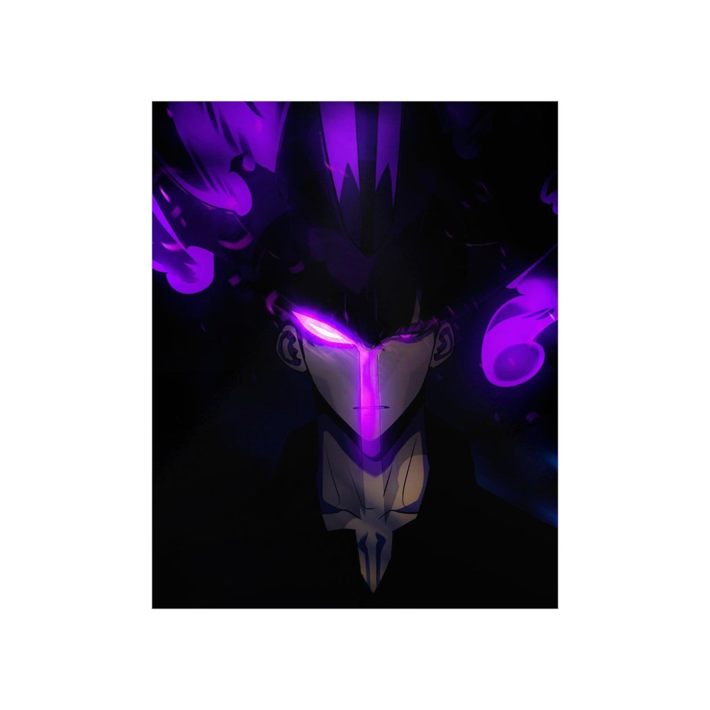 Solo Leveling Poster - Premium Matte Vertical Poster - Shadow Monarch Anime Wall Art Decor