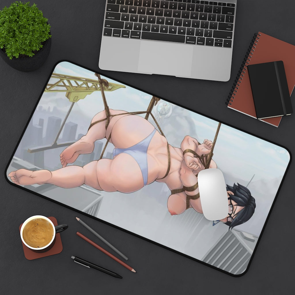 Bayonetta Shibari Nude Bondage Desk Mat - Non Slip Mousepad