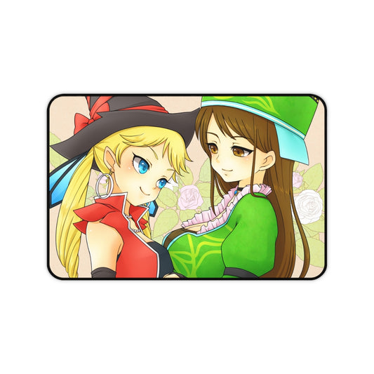 Myriam and Claudia Busty Waifus Romancing Saga Mousepad - Gaming Playmat