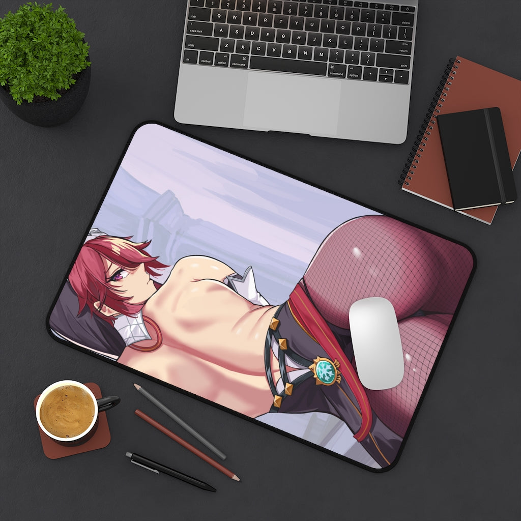 Genshin Impact Rosaria Sexy Butt Desk Mat - Non Slip Mousepad