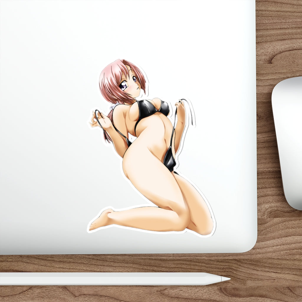 Sexy Bikini Kazami Mizuho Onegai Teacher Waterproof Sticker - Ecchi Vinyl Decal