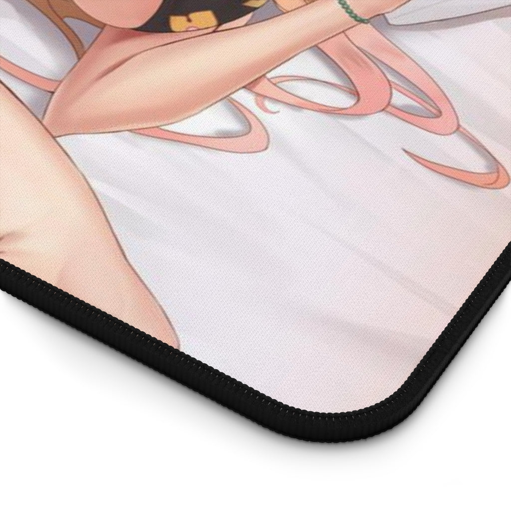 Anime huge breasts girls cleavage bikini micro bent over Playmat Gaming Mat  Desk