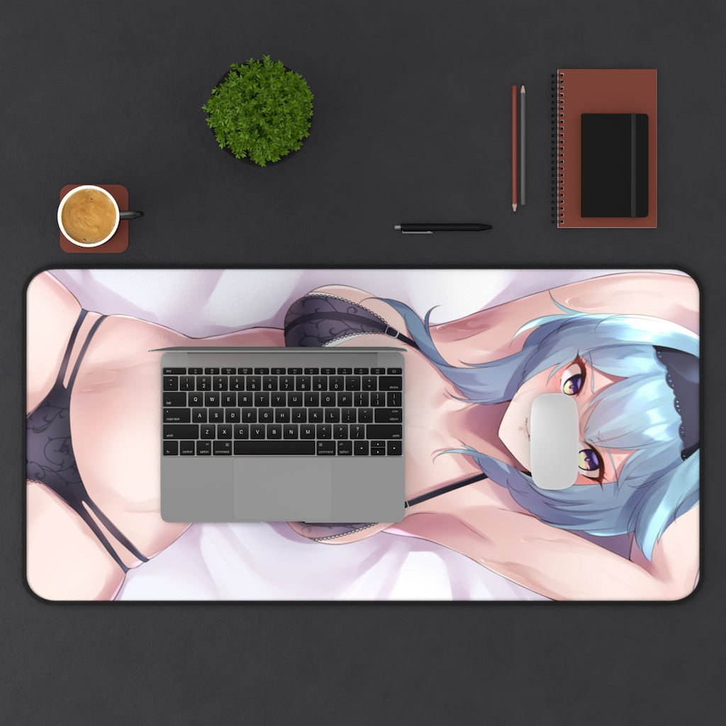 Genshin Impact Sexy Eula Lingerie Desk Mat - Non Slip Mousepad