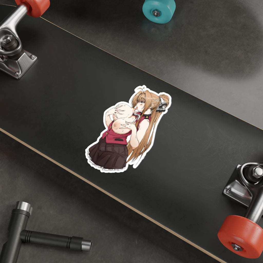 Sento Isuzu Amagi Brilliant Park Hentai Boobs Waterproof Sticker - Ecchi Vinyl Decal