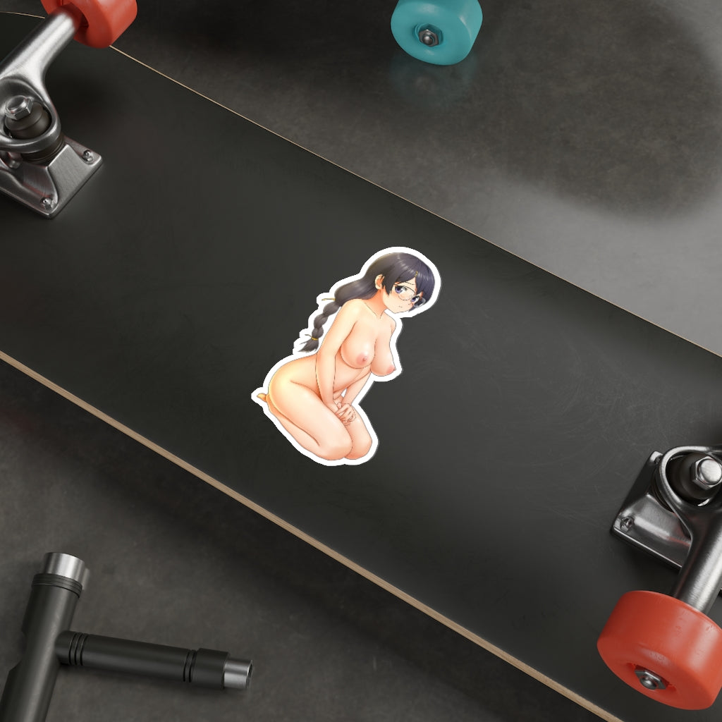 Hanekawa Tsubasa Nude Monogatari Waterproof Sticker - Ecchi Vinyl Decal