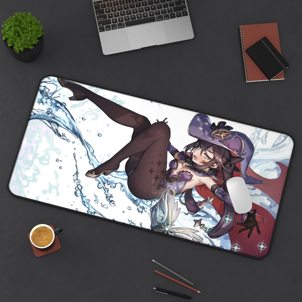 Mona Genshin Impact Water Spell Casting Mousepad - Gaming Playmat