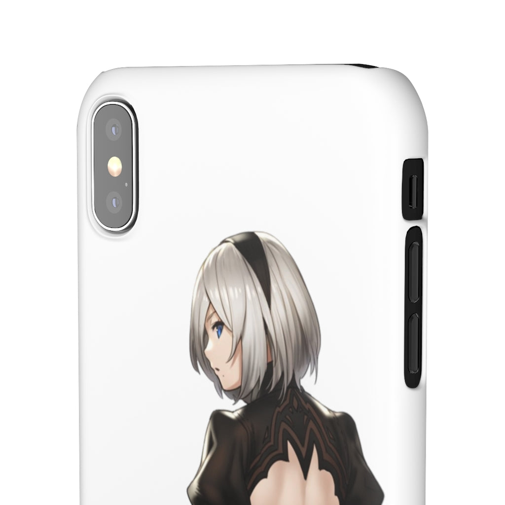 2B Anime Phone Case - Nier Automata Kawaii Aesthetic Snap Case