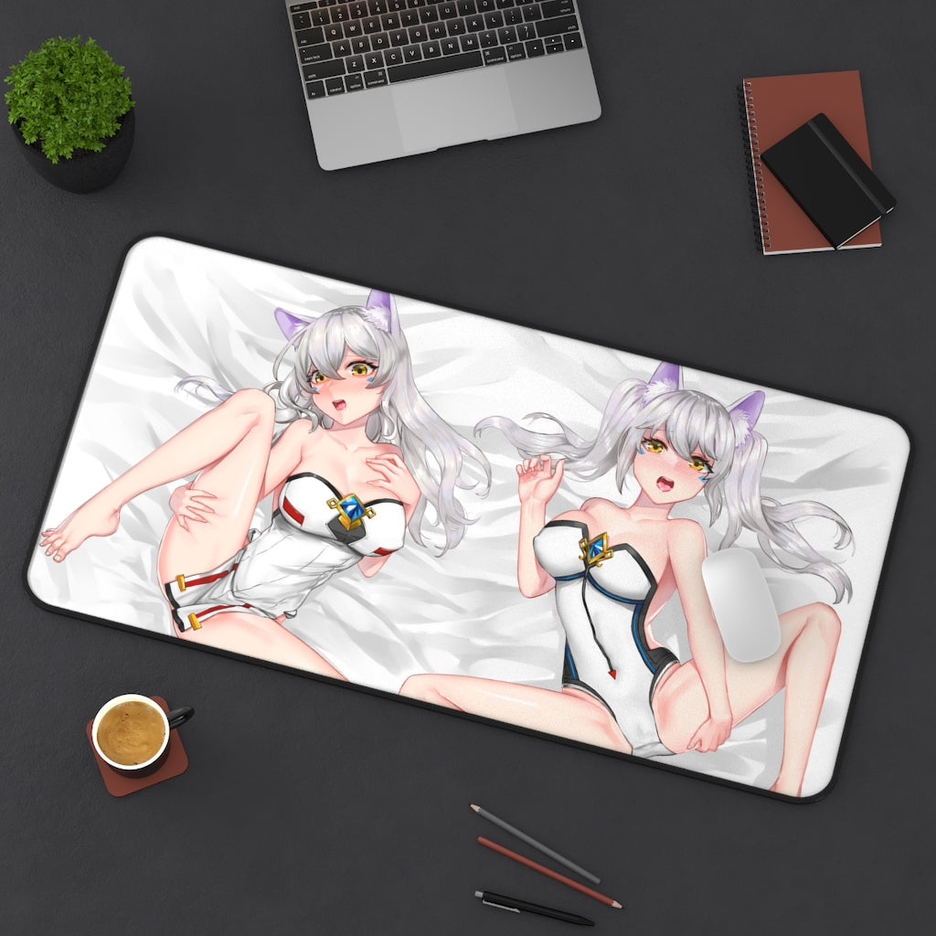 Elsword Sexy Mousepad - Double Eve Desk Mat - Ecchi Playmat