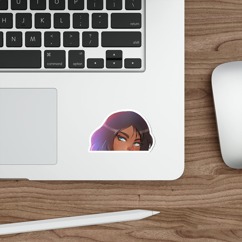 Korra Peeker Sticker - Anime Peeker Car Decal