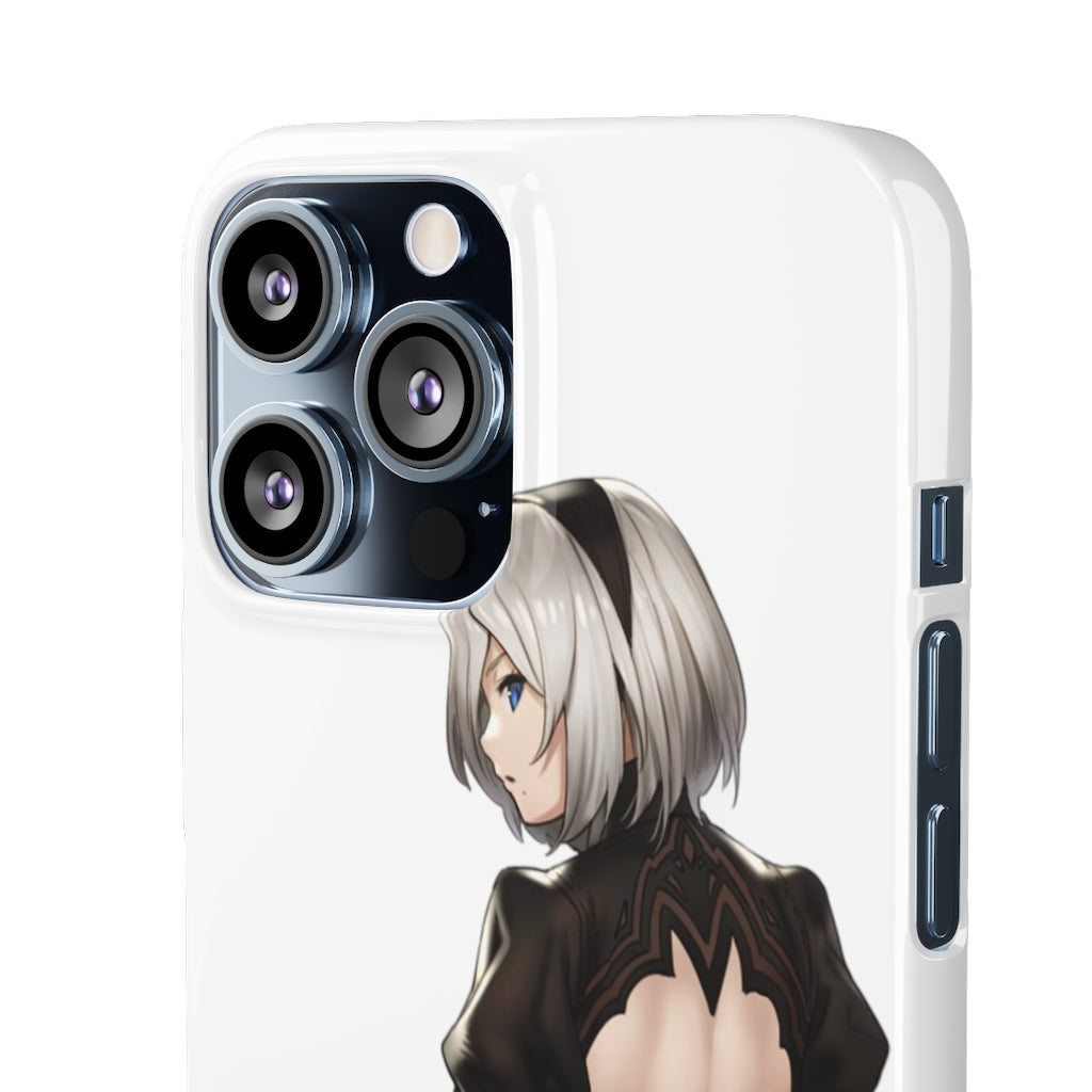 2B Anime Phone Case - Nier Automata Kawaii Aesthetic Snap Case