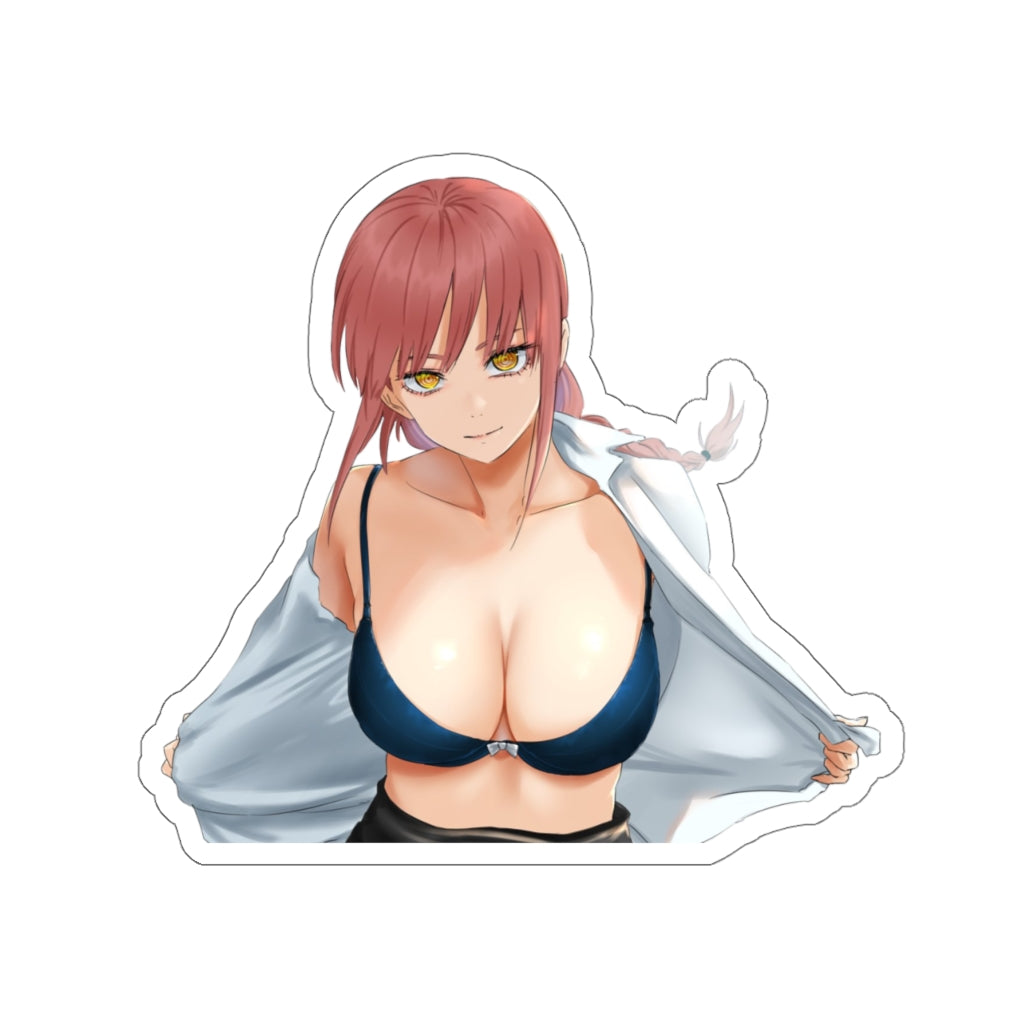 Chainsaw Man Makima Boobs Out Waterproof Sticker - Ecchi Vinyl Decal