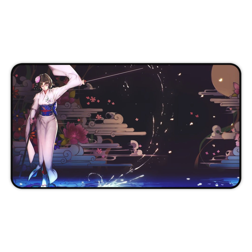 The Garden Of Sinners Anime Mousepad - Shiki Ryougi Desk Mat - Kimono Waifu Playmat