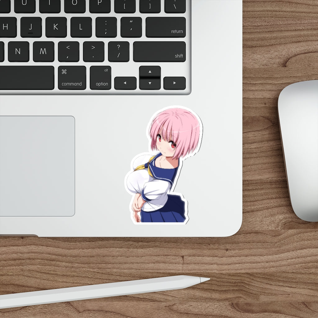 Touhou Yuyuko Sexy School Girl Waterproof Sticker - Ecchi Vinyl Decal