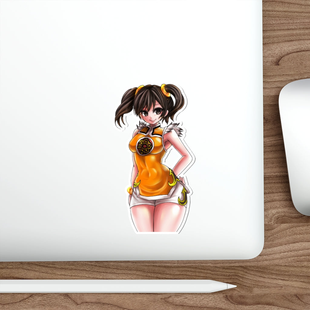 Tekken Sexy Ling Xiaoyu Waterproof Sticker - Ecchi Vinyl Decal